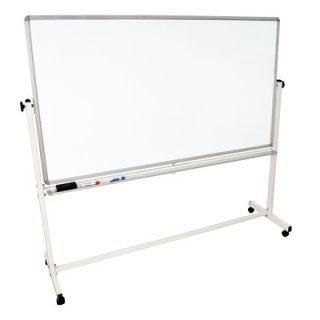 Luxor Mobile Magnetic Whiteboard 72 x 40 Silver Frame   MB7240WW