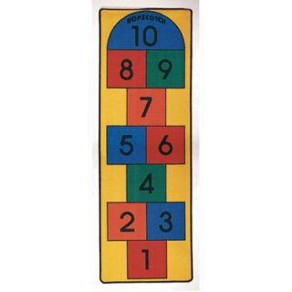 Fun Rugs Fun Time Primary Hopscotch Kids Rug   FT   191