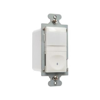 600W Occupancy Decorator Sensor Single Pole in White