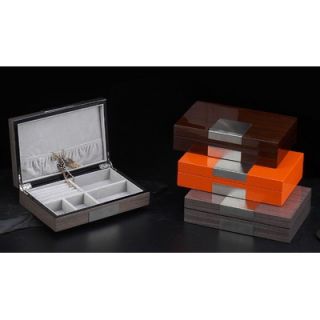 Bey Berk Jewelry Box in Orange Wood   BB597ORG