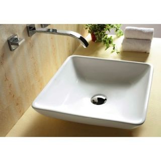 Caracalla 15.75 X 4.84 Square Bathroom Vessel Sink   Caracalla