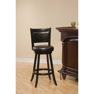 Hillsdale Dennery Swivel Counter Stool in Black   4472 827