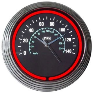 Neonetics Speedometer Neon Clock