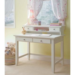  Naples Student Desk and Hutch Set with 2 Drawers   88 5530 162