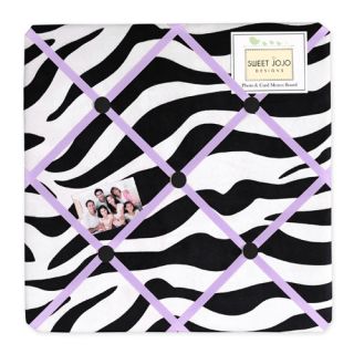 Sweet Jojo Designss Purple Funky Zebra Collection