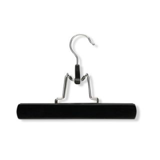 Honey Can Do Eight Pack Basic Clamp Pant Hanger in Ebony   HNGZ01527