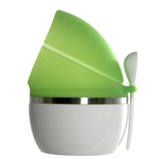 Prepara Pop Savor in White with Green Top   PP02 PSG101