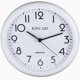 Kincaid Clocks Always Set ™ Wall Clock in White