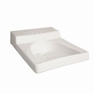 Wheelchair Wall Mounted Bathroom Sink in White