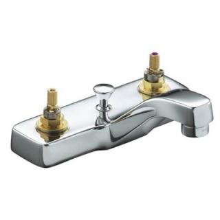 Kohler Triton Centerset Bathroom Faucet with Handle Options   K 7401
