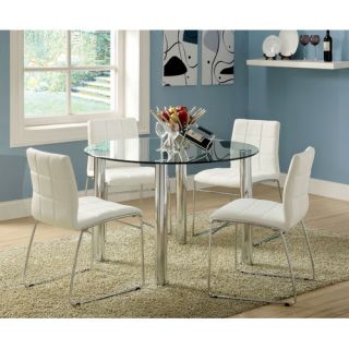  Glass Top Dining Set in Roletta Brown   WT 510 Base / 4501/ WT 110