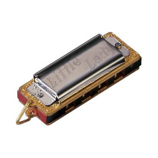 Hohner Little Lady Keychain Harmonica in Chrome   Key of C   109