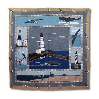 Patch Magic Lighthouse By Bay Shower Curtain