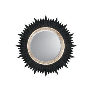 Sunburst Mirrors Modern Wall Mirror, Metal & Wood