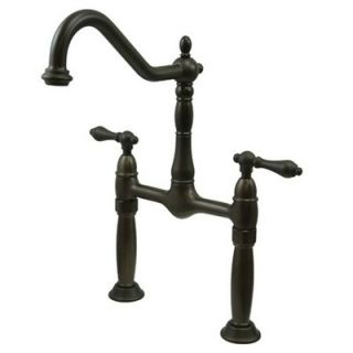 Elements of Design Victorian Cevterset Vessel Sink Faucet with Double