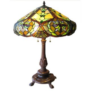  Tiffany Style Victorian Table Lamp with 114 Cabochons   CH19817TL