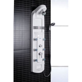 Ariel Bath Lucite Acrylic Thermostatic Shower Panel