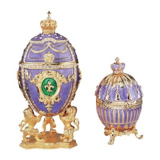 Design Toscano Faberge Style Collectible Egg Set