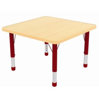30 Square Laminate Preschool Table in Maple