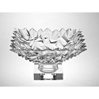 KD Gifts Glacier Design Crystal Footed Plate