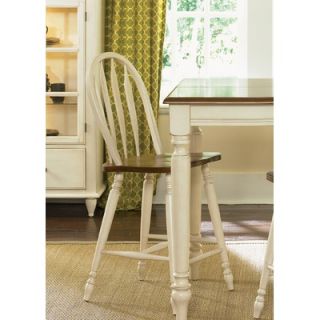 Liberty Furniture Low Country Dining Windsor Back Barstool in Linen
