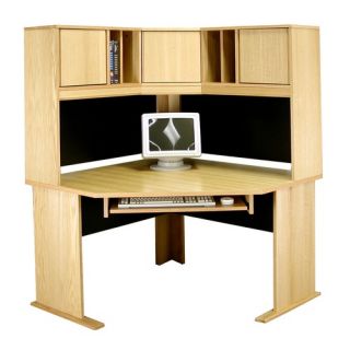 American Woodcrafters Cottage Computer Desk with Optional Hutch
