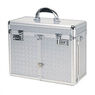 TZ Case Beauty Case with 2 Extendable Trays & Lid Brush Or Pencil