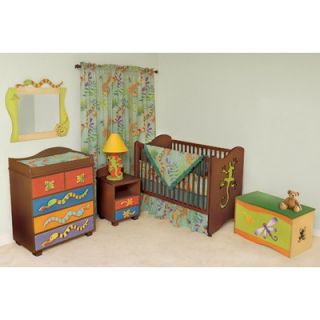 Room Magic Little Lizards Nursery Bedroom/Bedding Set in Chocolate