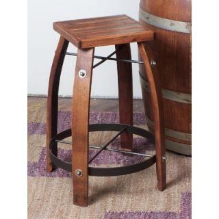 Day 24 32 Stave Stool with Wood Top   818