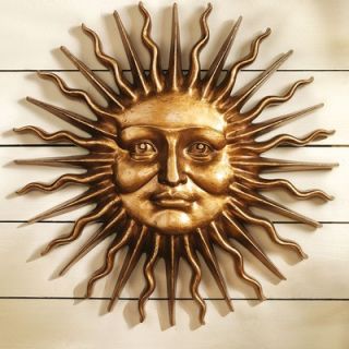 Design Toscano Sloane Square Greenman Sun Wall Sculpture in Antique