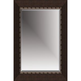 Michael Payne Beveled Mirror with Polystyreen Frame in Coffee