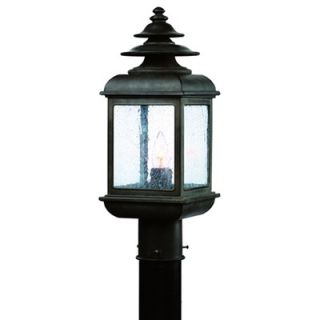Troy Lighting Adams Post Lantern in Colonial Iron   P5075CI