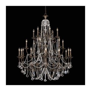 Crystorama Traditional Classic 20 Light Crystal Candle Chandelier