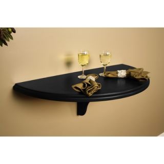 American Heritage Chicago Wall Table in Black   610005BLK