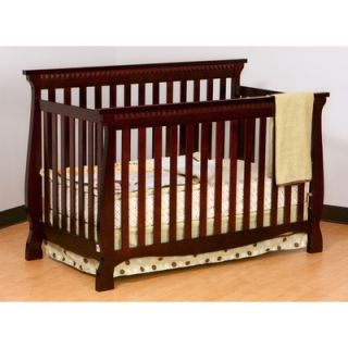  Venetian 4 in 1 Fixed Side Convertible Crib in Cherry   04587 134