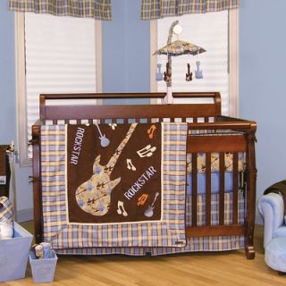 Trend Lab Rockstar 4 Piece Crib Bedding Set