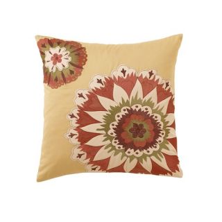 Grand Bazaar 18 Square Embroidered Accent Pillow