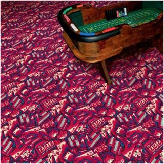 Joy Carpets Gaming and Entertainment Monte Carlo Novelty Rug