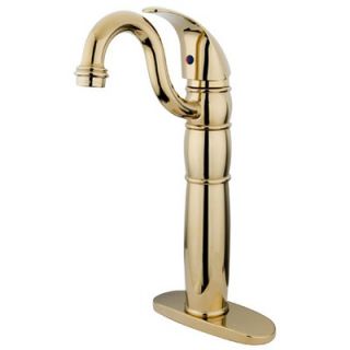 Elements of Design Single Hole Vessel Sink Faucet with Single Lever