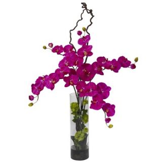 Nearly Natural Giant Phalaenopsis & Hydrangea Silk Flower Arrangement