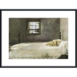Barewalls Master Bedroom by Andrew Wyeth Metal Framed Art Print