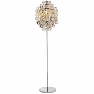 Adesso Shimmy Floor Lamp in Chrome