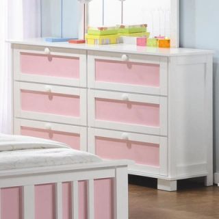 Wildon Home ® Fun with Color Interchangeable Panel 6 Drawer Dresser