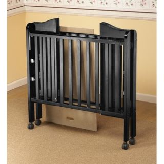 Orbelle Three Level Portable Crib in Black