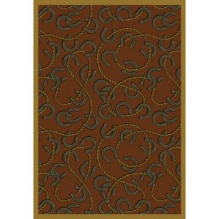 Joy Carpets Whimsy Rodeo Rust Rug   1512x 01