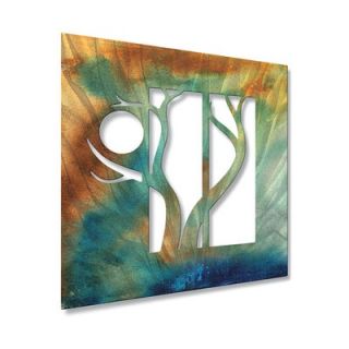 All My Walls Sunset Forest Metal Wall Hanging   MAD00207