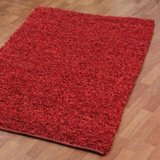 St. Croix Pelle Short Leather Red Rug