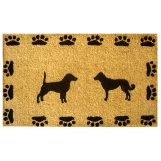 Imports Decor Dog with Paws Doormat