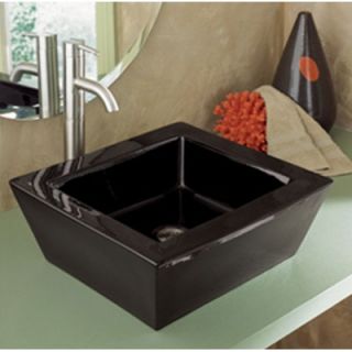 DecoLav Classically Redefined 18x16 Rectangular Ceramic Vessel Sink