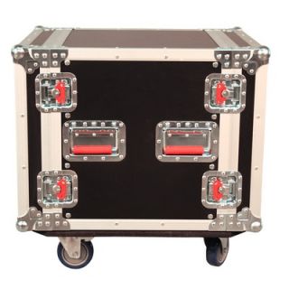 Gator Cases Tour Wood Flight 19.25 Deep Audio Road Rack with Casters